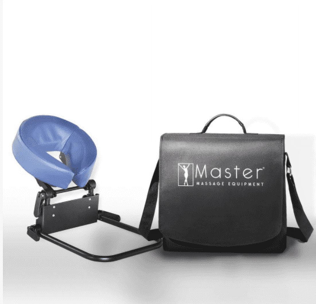 Master Massage Home Mattress Top Massage Kit Adjustable Headrest & Face Cushion Family Use, Royal Blue