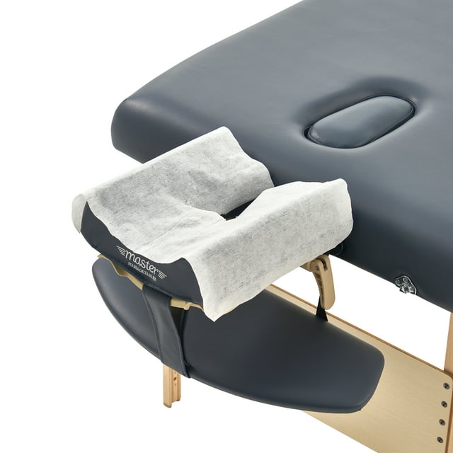 Master Massage Disposable 100 Pack Face Cushion Cover, Pillow Cradle