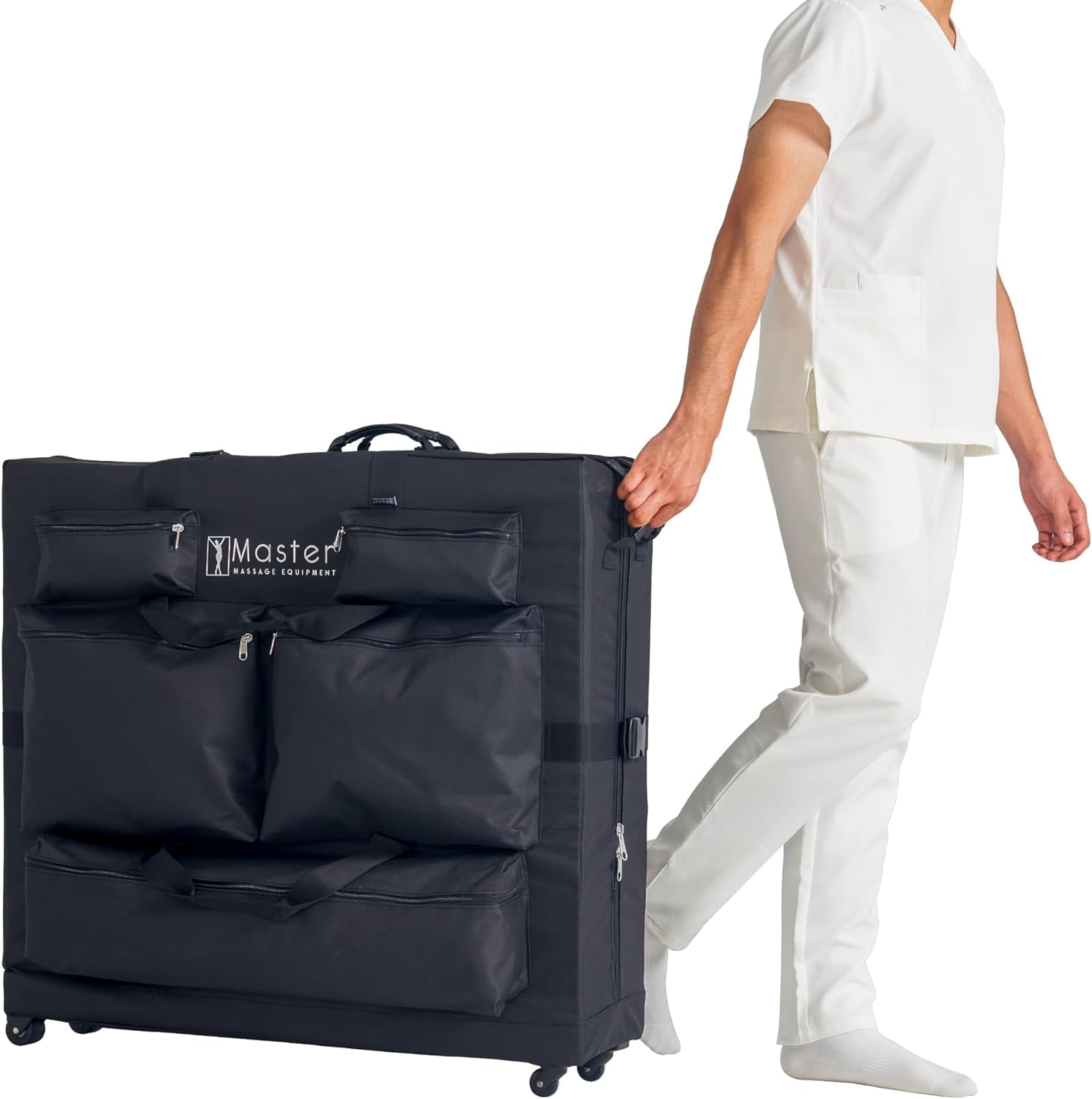 Master Massage Universal Size Wheeled Massage Table Carry Case With