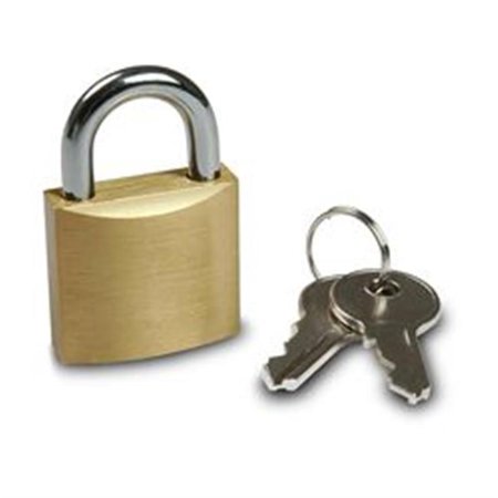 Master Master Lock Brass Padlock- Keyed