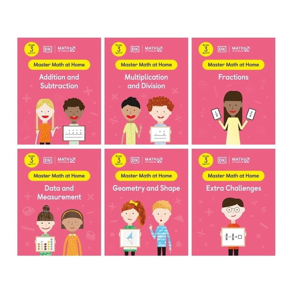 Master Math at Home: Math - No Problem! Collection of 6 Workbooks, Grade 3 Ages 8-9 (Paperback)