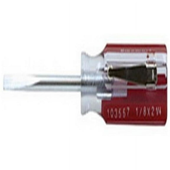 Master Mechanic 0.12 x 2.25 in. Round Slotted Cabinet Screwdriver