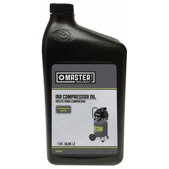 Master Mechanic 018-0060TV Air Compressor Oil, Qt. - Quantity 12