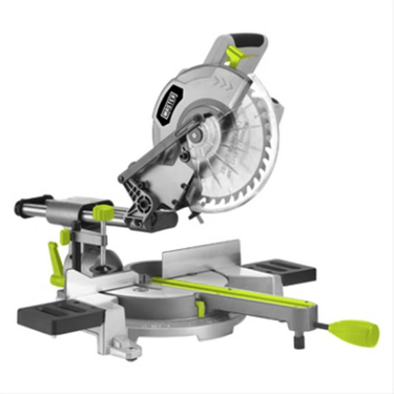 Master Mechanic 10 Inches Slide Miter Saw with UL Plug and Dust Bag