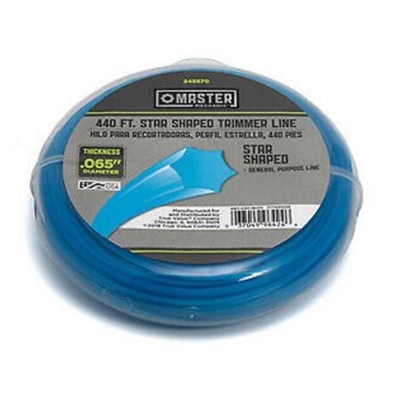 Master Mechanic 100646 440 ft. x 0.65 Dia. Heavy Duty Trim Line, Blue