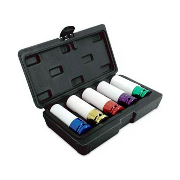 Master Mechanic 1204S328 Impact Socket Set, Thin Wall, 1/2-In., 5-Pc. - Quantity 2