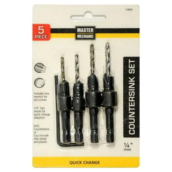 Master Mechanic 158860 QC Countersink Set
