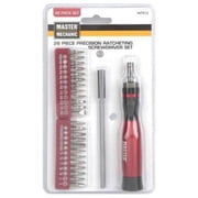 Master Mechanic 167512 26-Pc. Precision Ratcheting Screwdriver Set - Quantity 6