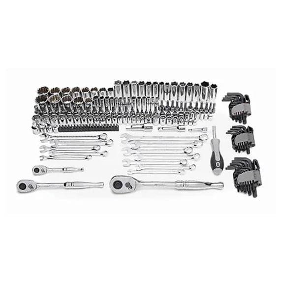 Master Mechanic 180 Piece Mechanics SAE and Metric Assorted Socket Tool Kit