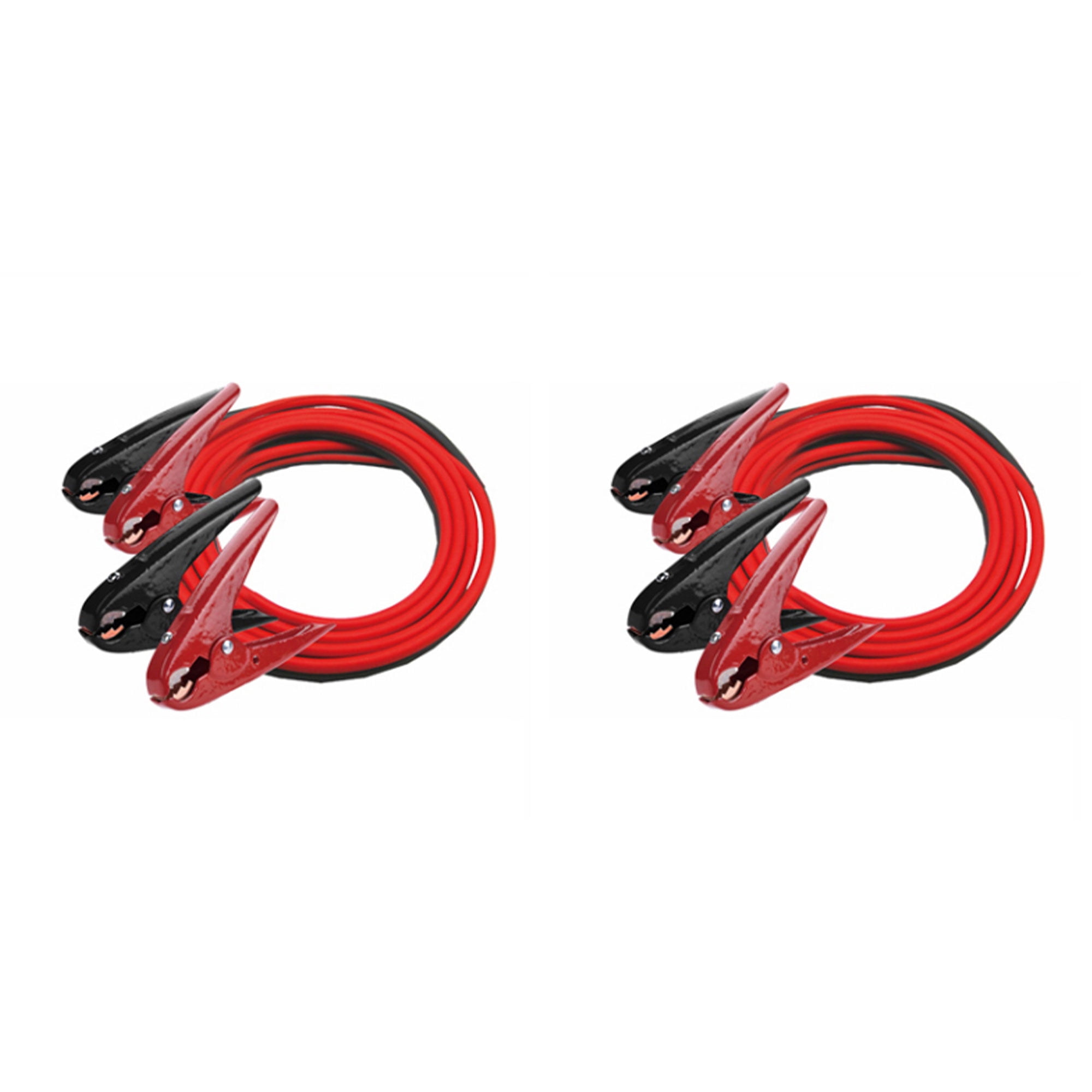 Master Mechanic 2 Pack 2 Gauge Jumper Cables for Car &amp; Truck Battery ...