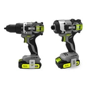 Master Mechanic 20V Cordless Brushless Drill & Impact Driver 2 Tool Kit