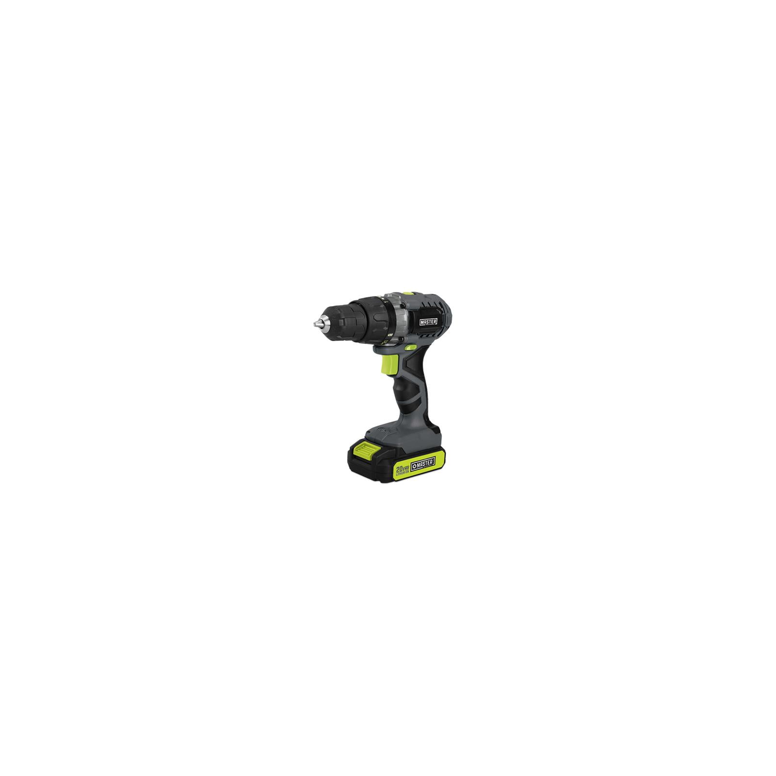 Master Mechanic 211892 20Volt Compact Cordless Drill Kit, 3/8In