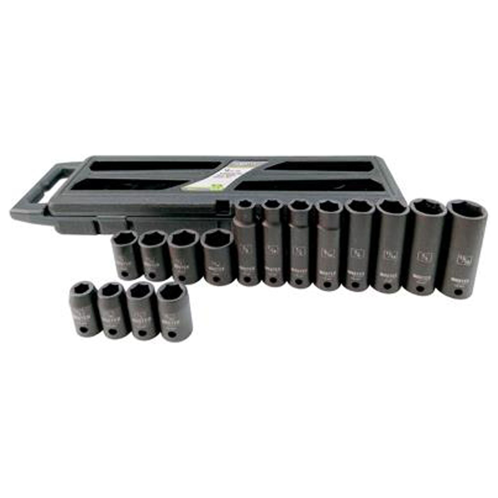 Master Mechanic 2207T175 Impact Socket Set, SAE, 16-Pc. - Quantity 5