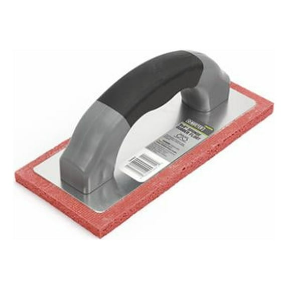 Master Mechanic 242909 Masonry Float, Red Sponge Rubber, Fine 9 x 4 In. - Quantity 3