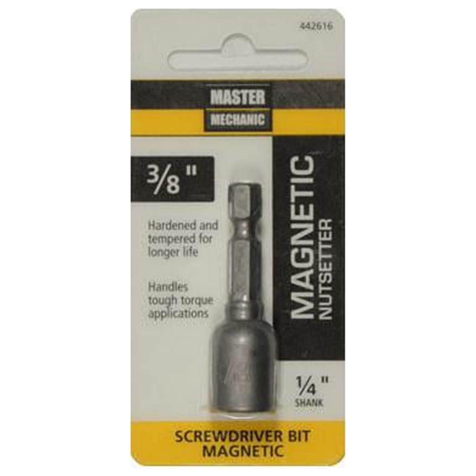 Master Mechanic 442616 Magnetic Nut Driver, 3/8-In. x 1-7/8-In ...
