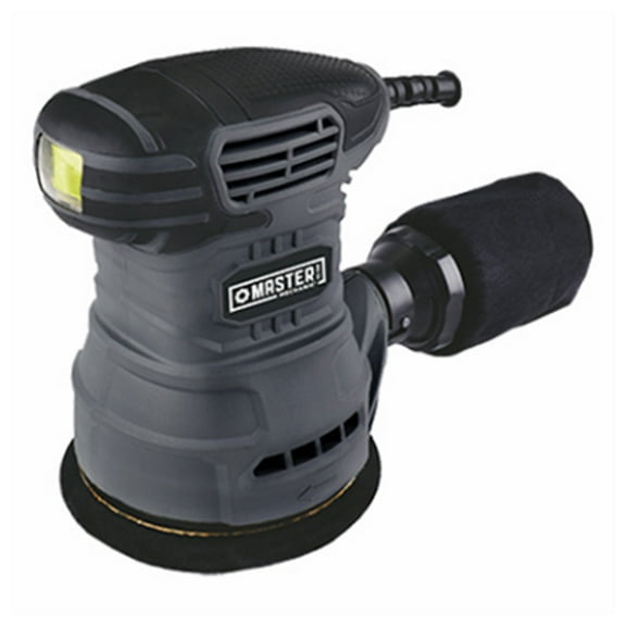 Master Mechanic 5 Inch Random Orbit Sander with Coarse Grit Type & Dust Bag