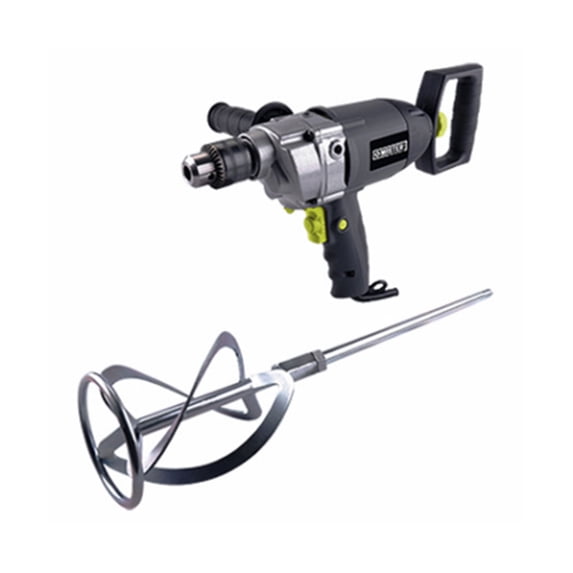 Master Mechanic 8.75 Amp 0.5” Mixer Drill w/ Rear & Side Soft Grip Handles