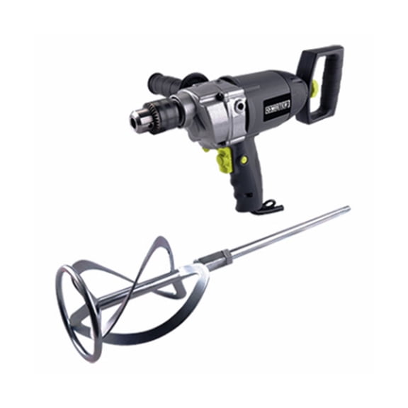 Master Mechanic 8.75 Amp 0.5” Mixer Drill w/ Rear & Side Soft Grip Handles