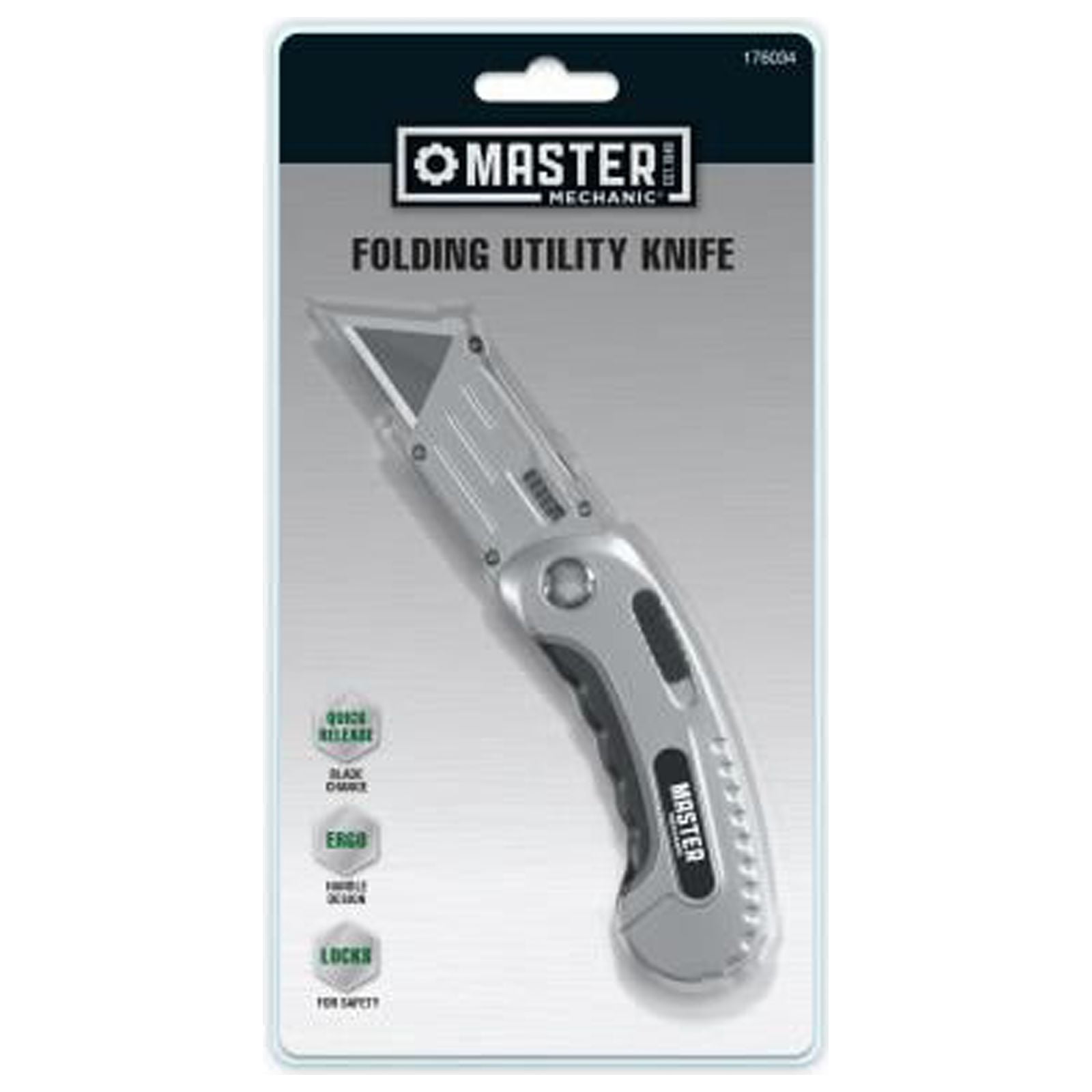 Master Mechanic 84-0774-0000 Premium Folding Utility Knife Master Mechanic 84-0774-0000 Premium Folding Utility Knife