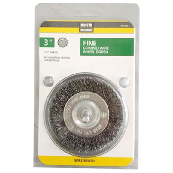 Master Mechanic 842735 3-Inch Fine Wire Wheel - Quantity 6