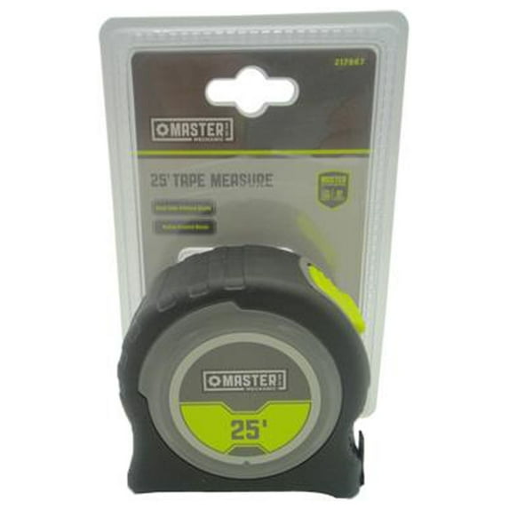 Master Mechanic DM7530 Tape Measure, ABS Housing, 1-3/16 In. x 25-Ft. - Quantity 6