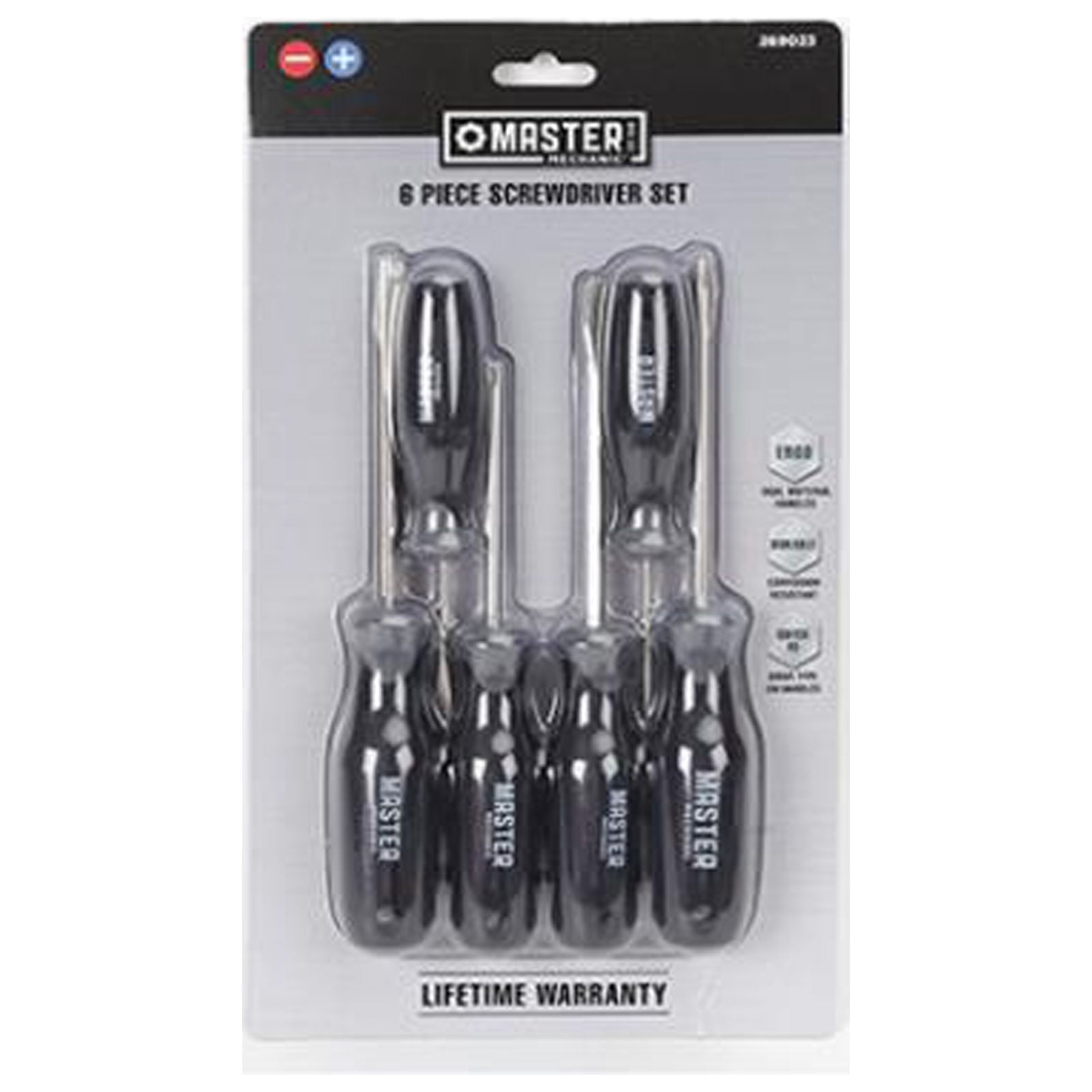 Master Mechanic GSTV20200308 6-Pc. Screwdriver Set - Quantity 6