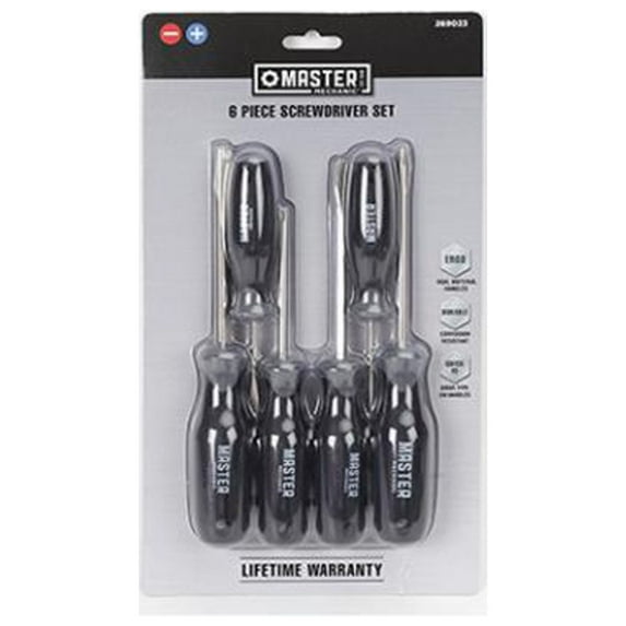 Master Mechanic GSTV20200308 6-Pc. Screwdriver Set - Quantity 6