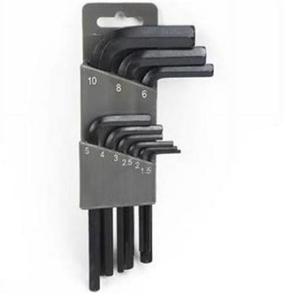 Master Mechanic Metric Hex-L Key Set - 9 Piece