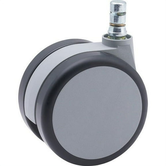 Master Mfg. Co Gemini Heavy-Duty Chair Mat Casters 3" Dia., 7/16" Dia. x 7/8" Long Noiseless Stem, 220 lbs./Caster, 5/Set