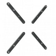 Master Mounts 106 VESA Pattern Extension Arms 4 Arms Included -- LED LCD Arms Attach to your TV Mount to Extend the VESA Hole Pattern up to 400x400, Holds up to 66 pounds Black