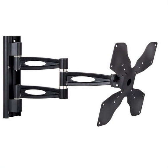 Master Mounts 408 Full Motion Articulating TV Wall Mount, LED LCD Tilts, Swivels, Fits TVs up to 55" Holds 55 # VESA 50X50 75X75 100X100 100X150 100X200 200 x 200 (Black)