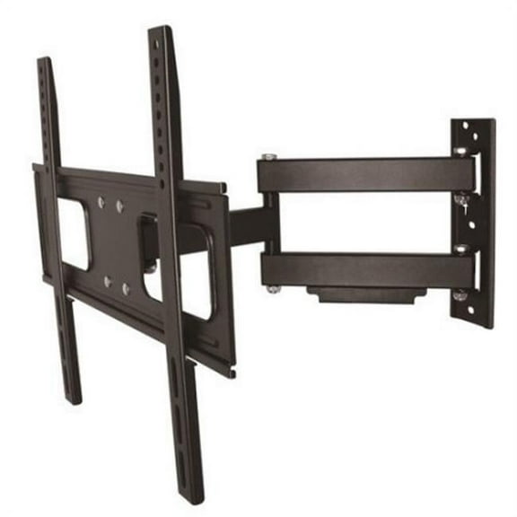 Master Mounts 6144 Heavy Duty Articulating Wall Mount, LED LCD OLED Fits 26" to 60" screens VESA 100X100 to 400x400, Tilts Swivels Extends 18.5 inches (Black)