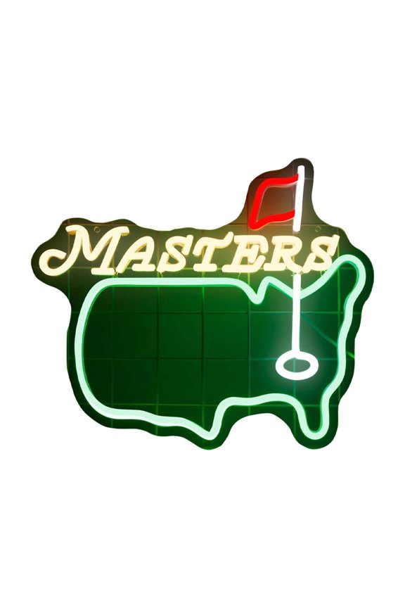 Master Neon Sign for Wall Decor Golf Neon Light for Man Cave Dimmable LED Light Up Sign for Golf Course Gym Club Bedroom Office Park Party Club Decor Birthday Gifts Art
