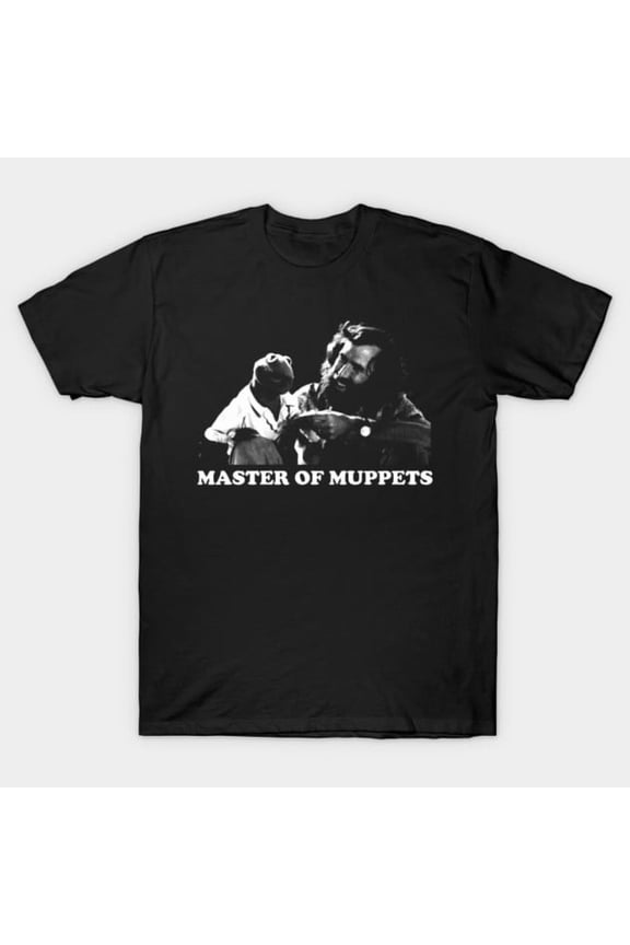 Master Of Muppets Funny Jim Henson Parody Retro Puppet Humor Quote Graphic - Fan Favorite G1202 T-Shirt, for men and women, Up to Size 5XL