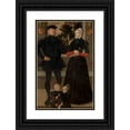 thumbnail image 1 of Master Of The Antwerp Family Portrait 11x14 Black Ornate Wood Framed Double Matted Museum Art Print Titled: Thomas Gerritzn Doesburch and Claesje Hendricksdr Roeclaes with Their Daughters (1, 1 of 5