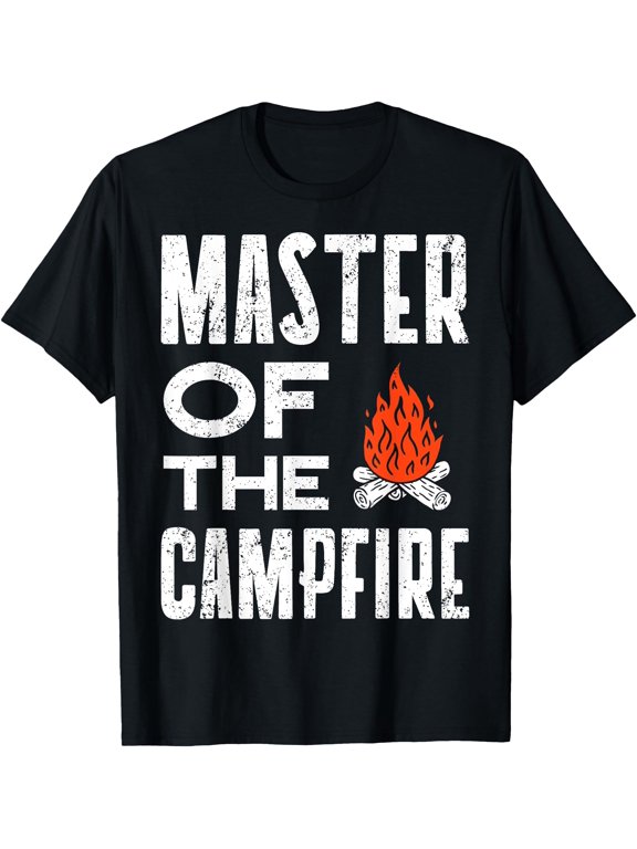Master Of The Campfire Camper Dad Camping Camp Vacation T-Shirt, Unisex T-Shirt