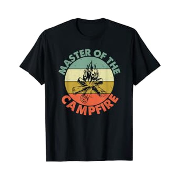 Dada T Master Of The Campfire Dad Camping Gift Family T-Shirt, Size S-5XL ...