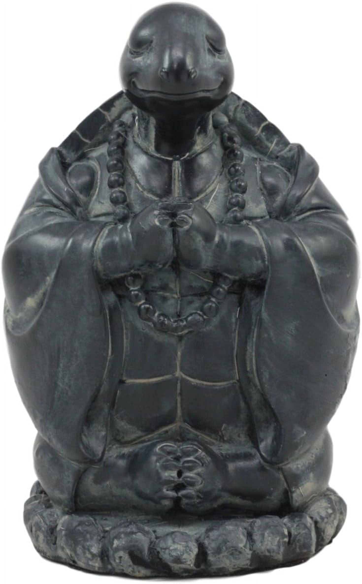 Master Oogway Feng Shui Buddha Turtle Chanting Mantra Statue Zen Turtle