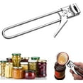 thumbnail image 1 of Master Opener Adjustable Jar & Bottle Opener, Adjustable Multifunctional Bottle Opener, Jar Gripper Tight Lid Opener, Kitchen Gadgets, Easy Jar Opener for the Elderly and Children, 1 of 5