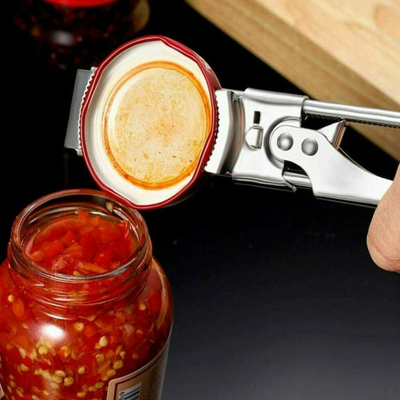 Master Opener Adjustable Jar & Bottle Opener, Adjustable Multifunctional Stainless Steel Can Opener Jar Lid Gripper, Manual Jar Bottle Opener Kitchen Accessories