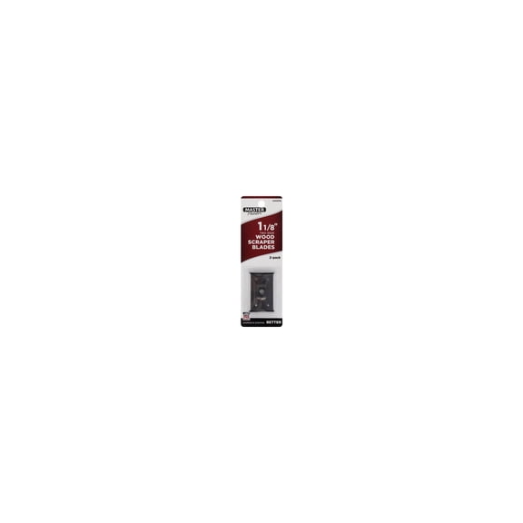 Master Painter 1B 2-Edge Scraper Blades, 1-1/8-In., 2-Pk. - Quantity 10
