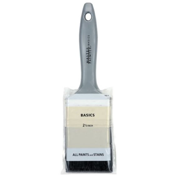 Master Painter 20125TV 2.5" Inch Basic Polyester Paint Brush - Quantity of 2