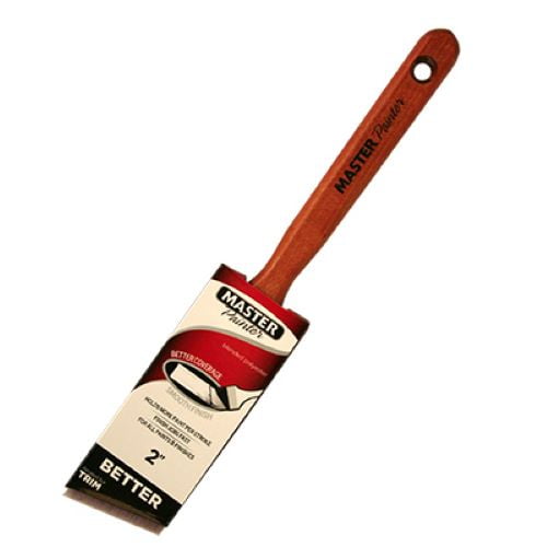 Master Painter 40520TVA 2" Inch Better Angle Sash Paint Brush With Wood Handle - Quantity of 8