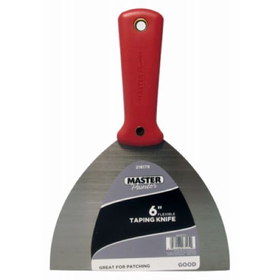Master Painter 4838TV 6" Inch Flexible Taping Knife With Carbon Steel Blade - Quantity of 24