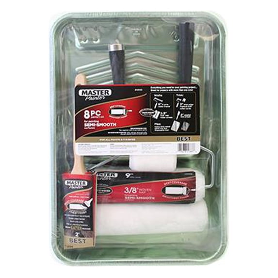 Master Painter Best MPTTS-8PC 8-Pc. Paint Tray Set, Metal - Quantity 1