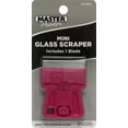 thumbnail image 1 of Master Painter GSM Pocket Size Mini Glass / Window Razor Scraper With Blade - Quantity of 100, 1 of 2