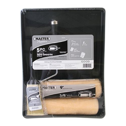 Master Painter MPTS-5PC 5-Piece Paint Tray Set With Brush & Roller - Quantity of 8