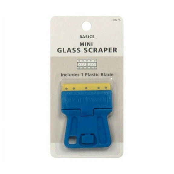 Master Painter Mini Glass Scraper With 1 Double Edge Steel Core Celcon