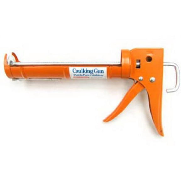Master Painter PS117 9" Orange No Drip Ratchet Type Metal Caulk Applicator - Quantity of 2