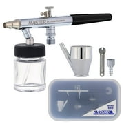 Master Performance E90 Multi-Purpose Precision Dual-Action Siphon Feed Airbrush with Black Handle, 0.35 mm Tip